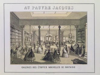 Au Pauvre Jacques: Die Stoffabteilung